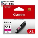 Cartouche d'encre magenta canon 551m xl