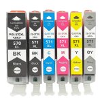 Cartouche d'encre multicolore pgi - 570xl / cli - 571xl 570 571, compatible avec canon pixma ts5050 mg5750 ... Cartouche d'encre multicolore pgi - 570xl / cli - 571xl 570 571, compatible avec canon pixma ts5050 mg5750 ...