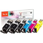 Cartouches d'encre - peach - c520 / 521 - compatible canon - pack de 2 - multi - couleurs - jet d'encre ...