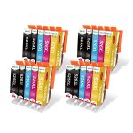 Cartouches d'encre pgi525 cli526 pgi 525 cli 526, pour imprimante canon pixma ip4850 ix6550 mg5150 mg5250 ...