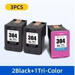 Cartouche d'encre de remplacement 304xl, pour imprimante hp 304 hp304, compatible deskjet 2600 3700 5000 ...
