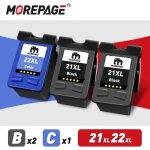 Cartouche d'encre de remplacement pour imprimante hp21 22 hp 21xl pour deskjet f2180 f2200 f2280 f4180 ...