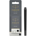 Cartouches d'encre pour stylo plume - longue - encre noire quink - lot de 5 (emballage blister)