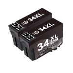 Cartouche d'encre compatible t34xl t34 34xl t3471 t3472 t3473 t3474 pour imprimante epson workforce pro ...