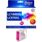 Cartouche lc970 lc1000m compatible pour brother dcp 130c 135c 150c magenta haute capacit� avec puce 400 ...