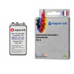 Cartouche compatible pour pitney bowes 793 - 5bi bleu postal nopan - ink 35 ml