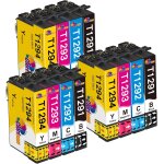 Cartouche t1295 multipack compatible pour epson t1291 t1292 t1293 t1294 encre pour epson stylus sx525wd ...