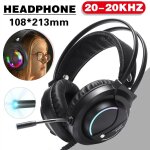 Casque de jeu professionnel e - sport, avec câble usb, basse stéréo réglable, avec micro, pour ordinateur ... Casque de jeu professionnel e - sport, avec câble usb, basse stéréo réglable, avec micro, pour ordinateur ...