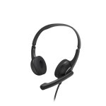 Casque micro de bureau pour pc  hs - p150 v2 , stro, noir