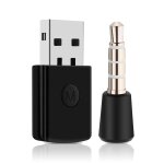 Casque sans fil usb 2. 0, microphone, dongle bluetooth 4. 0 avec adaptateur micro 3, 5 mm pour ps4 Casque sans fil usb 2. 0, microphone, dongle bluetooth 4. 0 avec adaptateur micro 3, 5 mm pour ps4