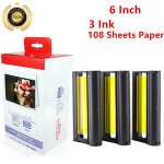 Cassette d'encre pour imprimante photo, impression sur papier couleur, pour canon kp - 108in rp - 108ip ... Cassette d'encre pour imprimante photo, impression sur papier couleur, pour canon kp - 108in rp - 108ip ...