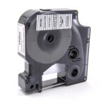 Cassette  ruban vhbw 12mm transparent pour dymo labelmaker pc, pc2, 1000, 1000 + , 2000, 3500, 4500, ...