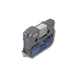 Cassette � ruban vhbw 18mm pour brother 1750, 1800, 1850, 220, 2400, 2450, 2460, 2470, 2480, 300, 310, ...