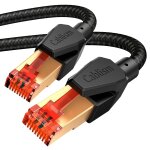 Cat 8 cble ethernet 0. 5m 2 pices, cble rseau lan gigabit rj45 haute vitesse, cordon de brassage ...