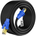 Cat 8 ethernet cable 5 m, super speed 40gbps 2000mhz rj45 cat8 5 m shielded high speed network cable ...