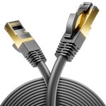 Cat 8 network cable (40gbps, copper, s / ftp) gigabit ethernet lan patch cable for cat8 cat7 cat6 poe ...