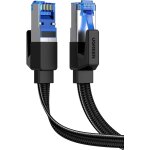 Cat 8 plat cble ethernet rseau rj45 nylon tress 26awg super dbit 40gbps 2000mhz compatible avec pc ...