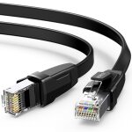Cat 8 plat cble ethernet rj45 rseau haut dbit 40gbps 2000mhz poe 8p8c compatible avec ps5 ps4 tv box ...