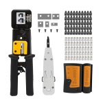 Cat5 cat6 pince à sertir de rj45 testeur de network réseau cable kits d'outils de réparation d'ordinateur, ... Cat5 cat6 pince à sertir de rj45 testeur de network réseau cable kits d'outils de réparation d'ordinateur, ...