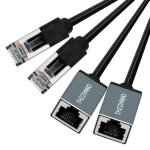Cat6 ethernet extension cables 0. 5m pack of 2 rj45 male to female 1000mbps gigabit lan adapter cable ... Cat6 ethernet extension cables 0. 5m pack of 2 rj45 male to female 1000mbps gigabit lan adapter cable ...