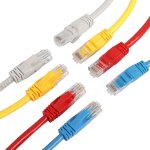 Cat6 ethernet patch cable 8 pack short 1 foot high speed internet network cable with rj45 plug for router, ...