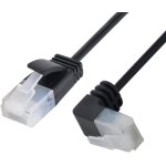 Cat6 rj45 ultra slim ethernet c�ble d'extension inclin�e a 90 degr�s pour le routeur tv box 3. 0m[video1667] ...