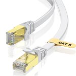 Cat8 ethernet cable 5m, 40gbps / 2000mhz high speed gigabit rj45 lan internet network cable, cat - 8 ...
