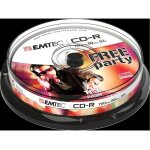 Cd - r 700 mo / 80min 52x, 10 pi�ces en cake box