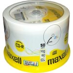 Cd - r 700mb 80min maxell printable cake 50 Cd - r 700mb 80min maxell printable cake 50
