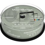 Cd - r audio 80 min, imprimable, 25 pices en cake box