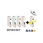 Cdiscount - pack de 5 - noir, jaune, cyan, magenta - compatible - cartouche d'encre - pour epson stylus ...