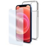 Celly coque arriere antibacterienne et verre trempe iphone 12 mini