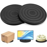 Cfry - 2 pcs tourne - disque rotatif  360plateau pivotant, tv support pivotant plateau universel rond ...