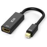 Cfry - adaptateur mini displayport hdmi 4k 30hz, compatible pour macbook air / pro, microsoft surface ...