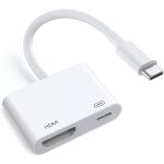 Cfry - adaptateur usb - c vers hdmi 4k @ 60 hz pour iphone 15 16 macbook pro air ipad pro, usb 3. 1 type ...