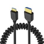 Cfry - câble enroulé 8k mini hdmi vers hdmi 2. 1 mini hdmi mâle vers hdmi mâle ressort bidirection câble ... Cfry - câble enroulé 8k mini hdmi vers hdmi 2. 1 mini hdmi mâle vers hdmi mâle ressort bidirection câble ...