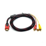 Cfry - cable hdmi rca, cble adaptateur 3rca vers hdmi, le cble uniquement destin au lecteur vers tlviseur ...