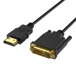 Cfry - cble hdmi vers dvi 1m, bidirectionnel dvi - d 24 + 1 mle vers hdmi mle adaptateur 1080p, 24 ...