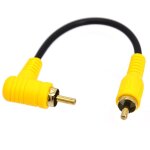 Cfry - câble rca à angle droit, 90 degrés rca mâle vers mâle, câble audio court rca strereo, connecteurs ... Cfry - câble rca à angle droit, 90 degrés rca mâle vers mâle, câble audio court rca strereo, connecteurs ...