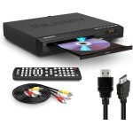Cfry - lecteur dvd pour tv lecteur dvd hdmi avec upscaling 1080p lecture sans rgion cd player avec mp3 ...