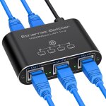 Cfry - switch ethernet 1  4 1000mbps multiprise rj45 network splitter ethernet rpartiteur pour les ...