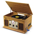 Chaîne hifi tourne - disque ea - pl300 - wood vinyle 33 / 45 / 78, 60w, fm, cd, cassette, bt usb sd rec, ... Chaîne hifi tourne - disque ea - pl300 - wood vinyle 33 / 45 / 78, 60w, fm, cd, cassette, bt usb sd rec, ...
