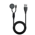 Chargeur 2 - en - 1 pour samsung galaxy watch et t�l�phones