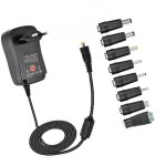 Chargeur 41 w avec 8 adaptateurs secteur pour routeurs et enceintes