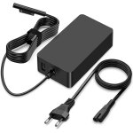 Chargeur 65w compatible avec microsoft surface 10, 9, 8, 7 + , 7, 6, 5, 4, 3, x, ordinateur portable ...