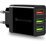 Chargeur adaptateur, 3 ports multiprise secteur prise usb chargeur universel qc3. 0 chargeur rapide pour ... Chargeur adaptateur, 3 ports multiprise secteur prise usb chargeur universel qc3. 0 chargeur rapide pour ...