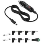 Chargeur auto 12v 2a 24w 5, 5 x 2, 1 mm, câble de 2 m, 8 adaptateurs, universel pour bush, sylvania (7 ... Chargeur auto 12v 2a 24w 5, 5 x 2, 1 mm, câble de 2 m, 8 adaptateurs, universel pour bush, sylvania (7 ...