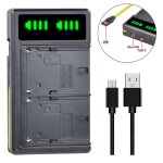 Chargeur de batterie numérique rapide, usb, lcd, double canal, pour sony f series np - f970 f750 f960 ... Chargeur de batterie numérique rapide, usb, lcd, double canal, pour sony f series np - f970 f750 f960 ...