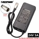 Chargeur de batterie au plomb 24v 5a pour fauteuil roulant lectrique 28. 8v, pour voiturette de golf, ...