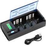Chargeur de batterie universel - batteries rechargeables avec fonction de dcharge et affichage lcd - ...